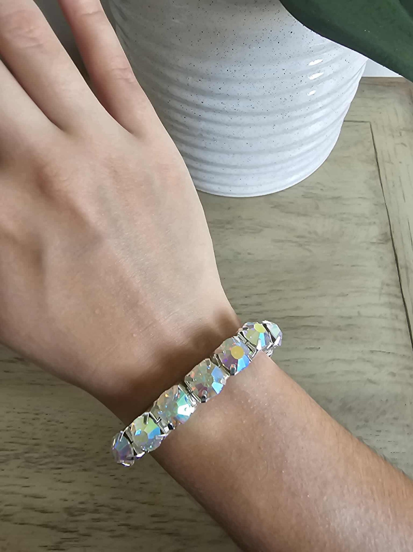 Electric Elegance - Iridescent Bracelet