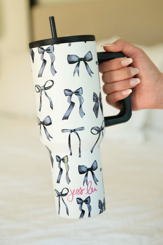 Midnight Bow - 40 Oz Tumbler