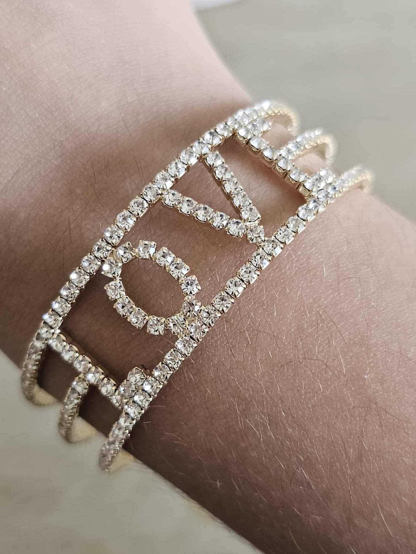 Say It With Sparkle - Gold Bracelet