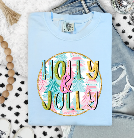 Holly & Jolly Christmas T-Shirt