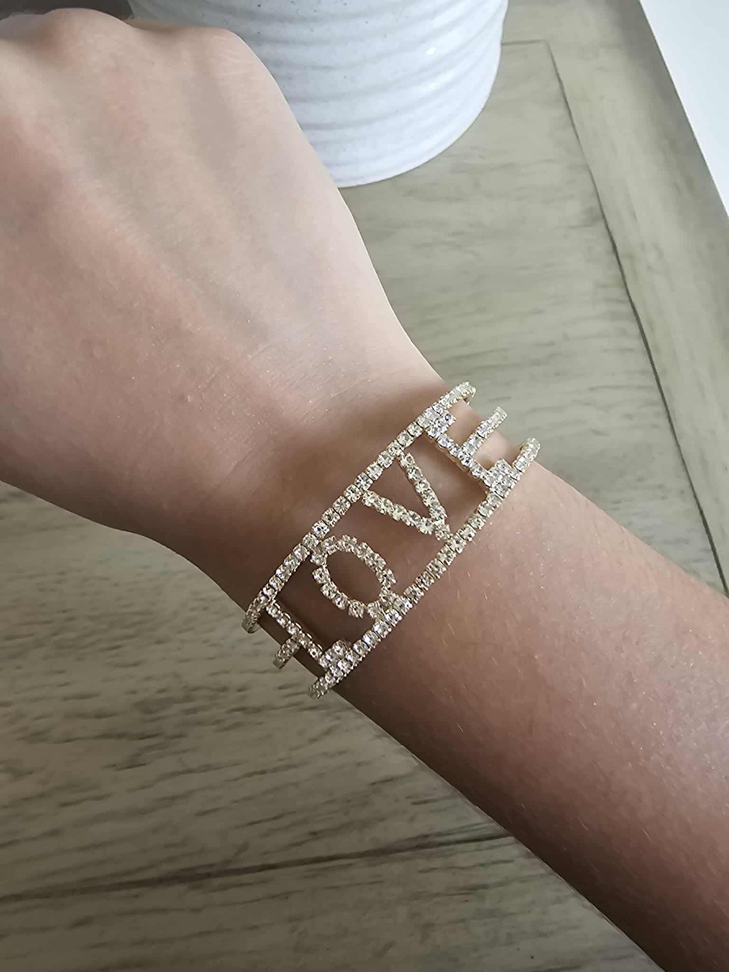 Say It With Sparkle - Gold Bracelet