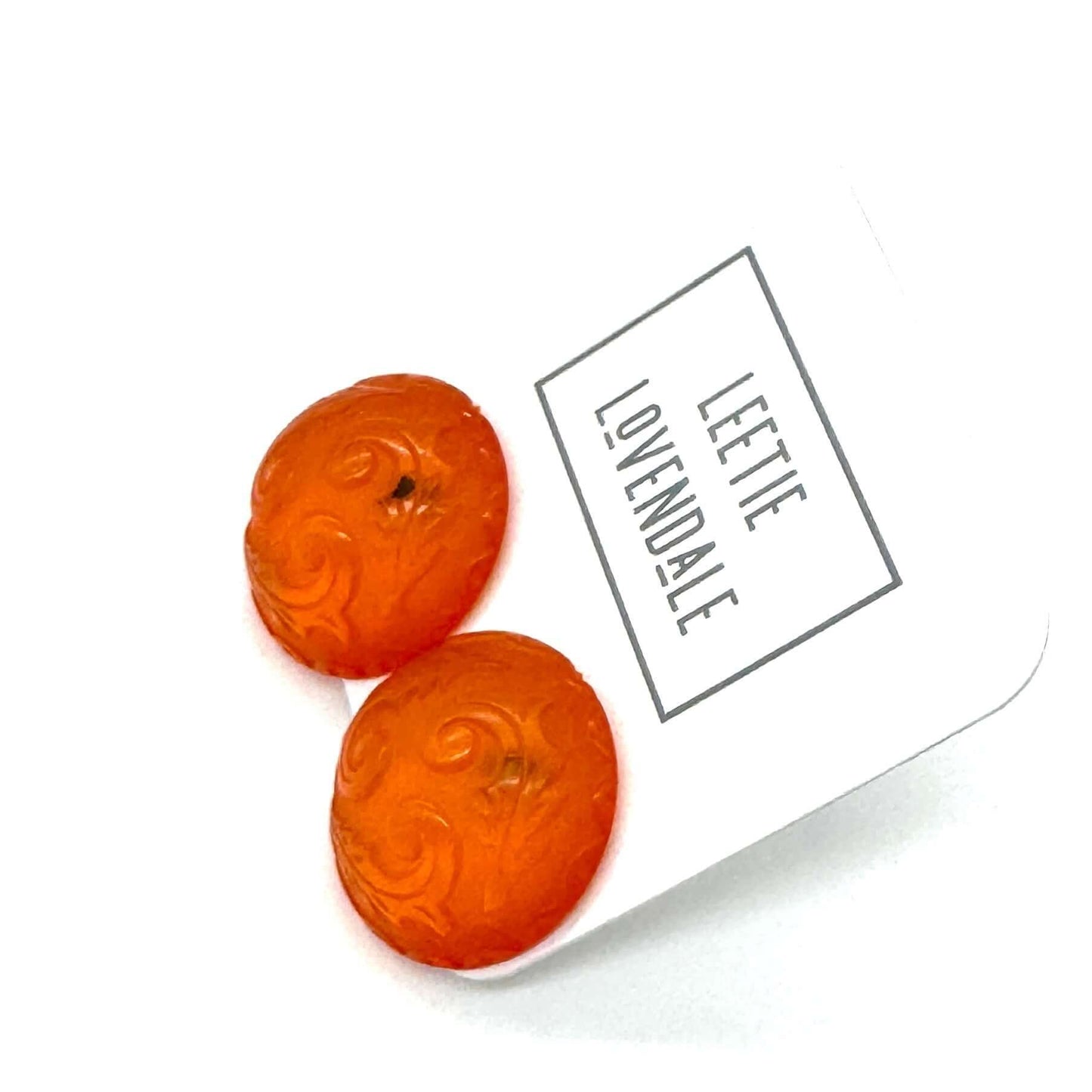 Holly Button Stud Earrings - Leetie Lovendale