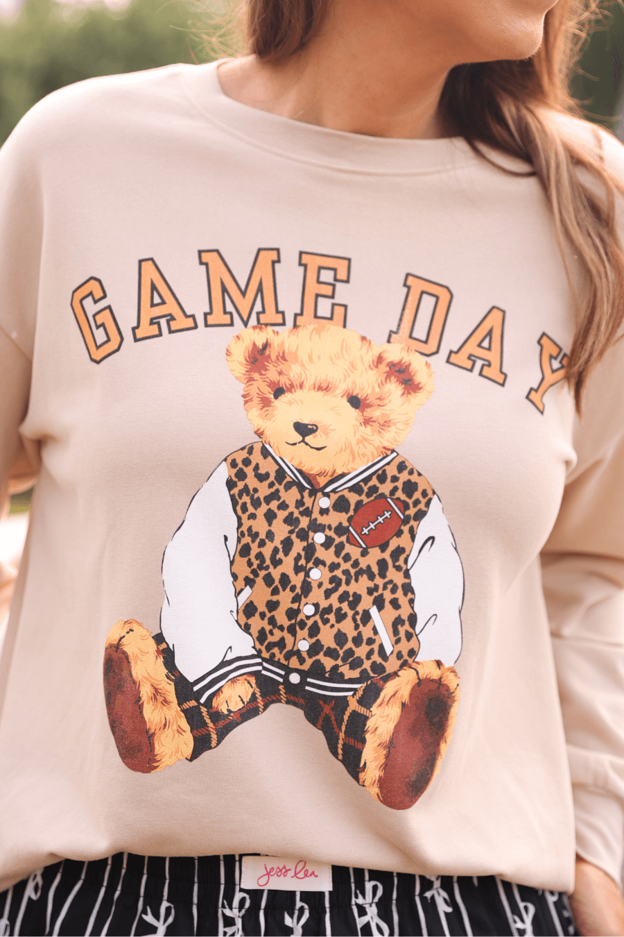PREORDER- Benny The Bear Game Day Pullover - Shop Alies Bouutique