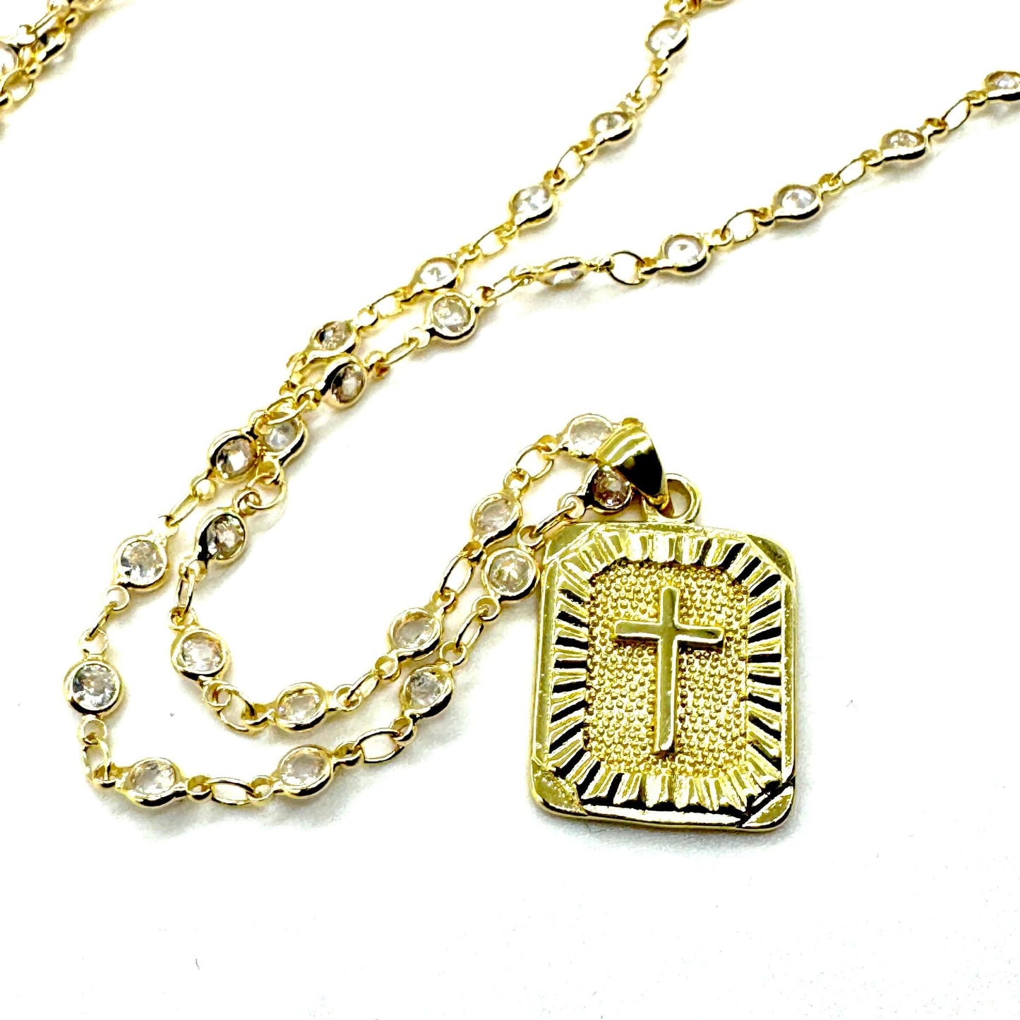 Sacred Spark Necklace - Channel Layering Necklace - 2 Sizes - Leetie Lovendale - Alie's Boutique