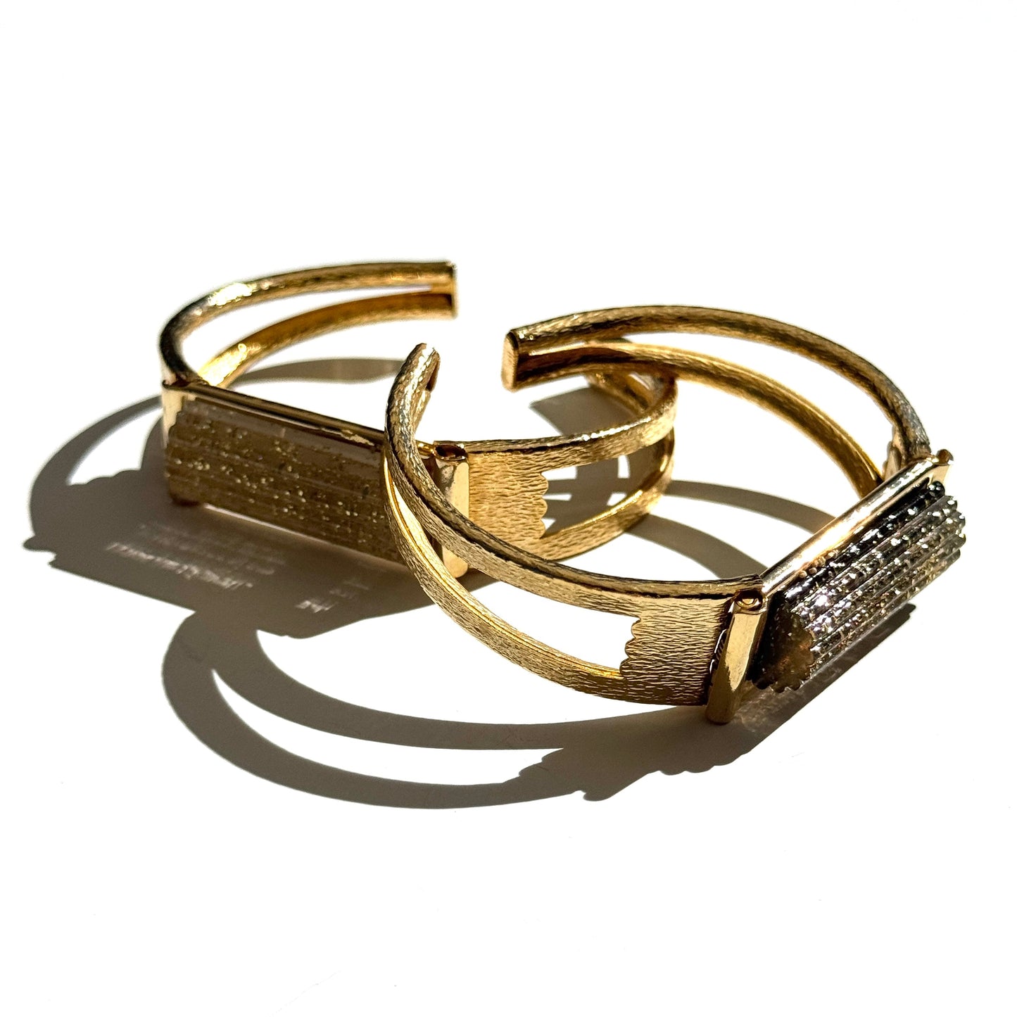 Glitterati Hinged Cuff Bracelet - Leetie Lovendale