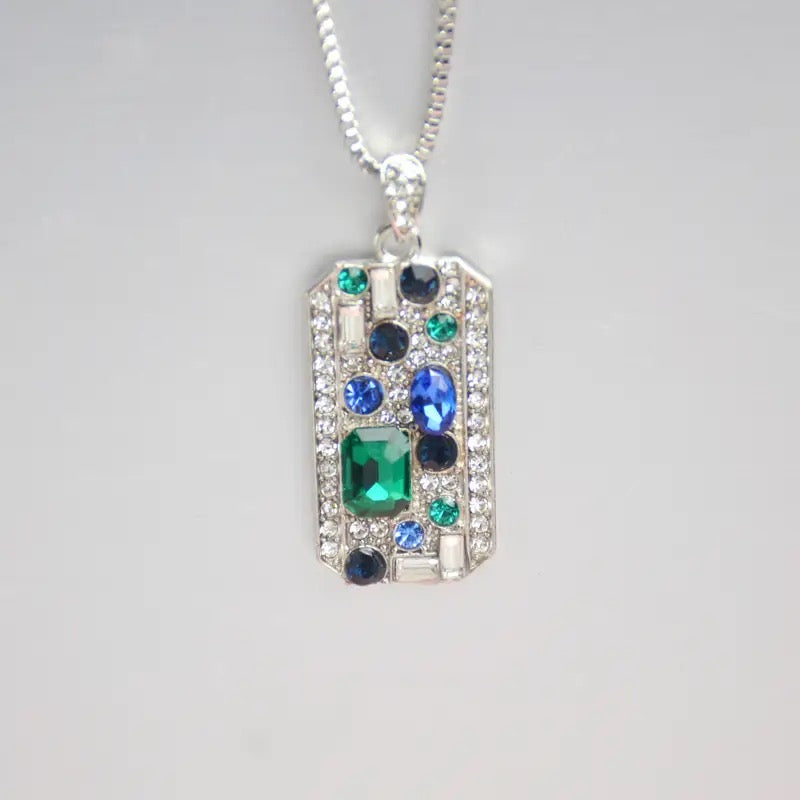 Jewel Pop - Silver Necklace - Alies Bling Bar