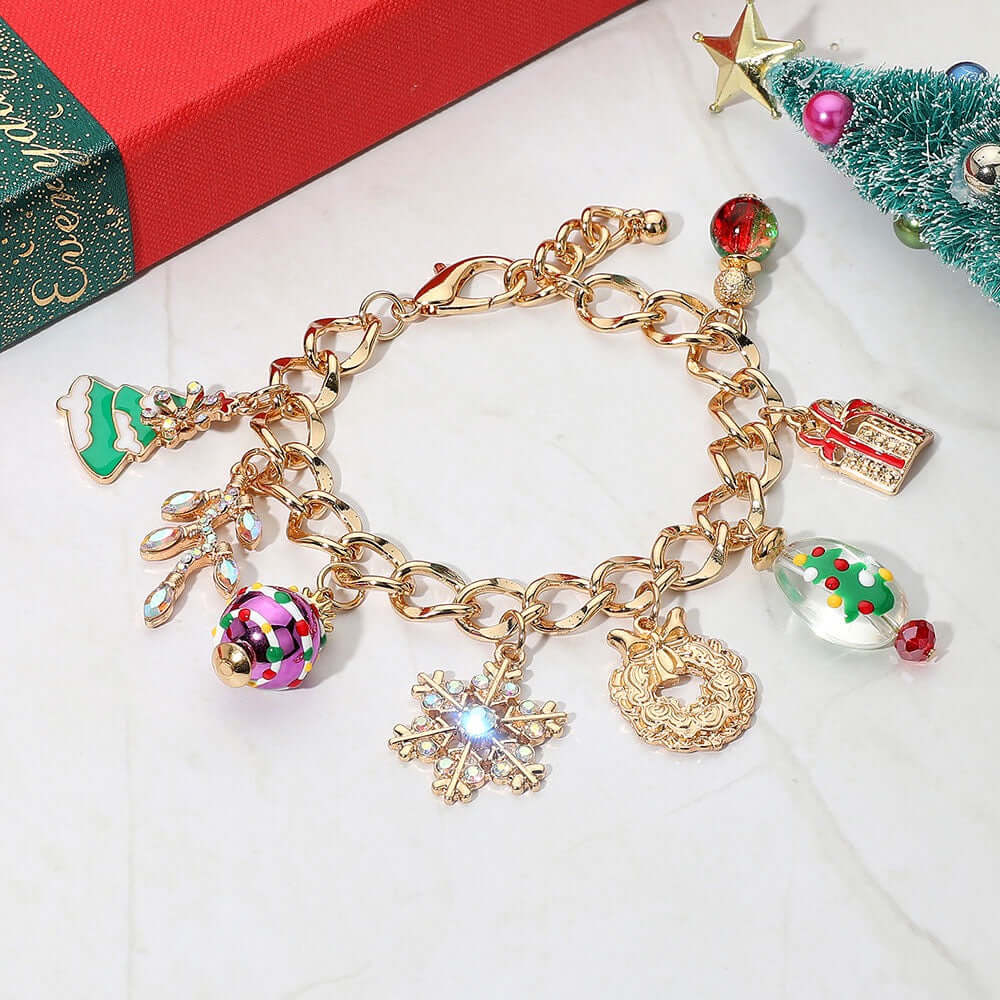 Holiday Keepsake - Gold Multi Bracelet
