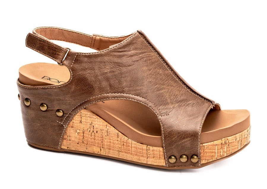 Corkys Carley Sandal In Tobacco
