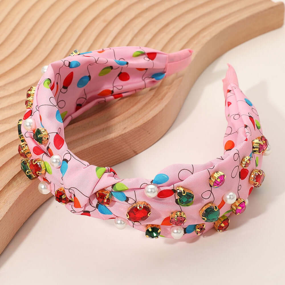 Holiday Glow - Pink Multi Headband
