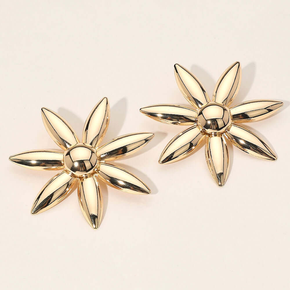 Disco Daisies - Gold Earrings - Alie's Boutique