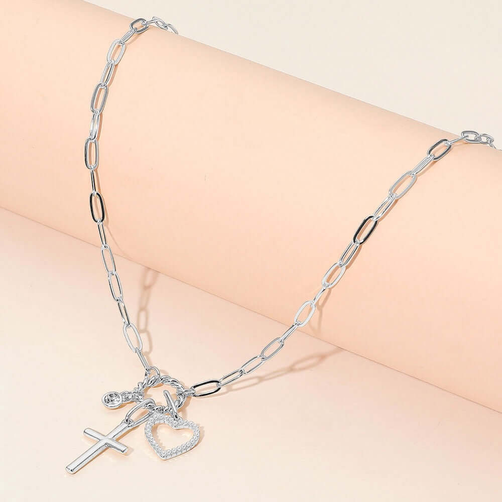 Sacred Promise - Silver Necklace - Alie's Boutique