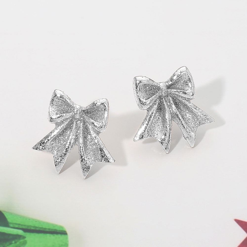 Festive Notion - Silver Earrings