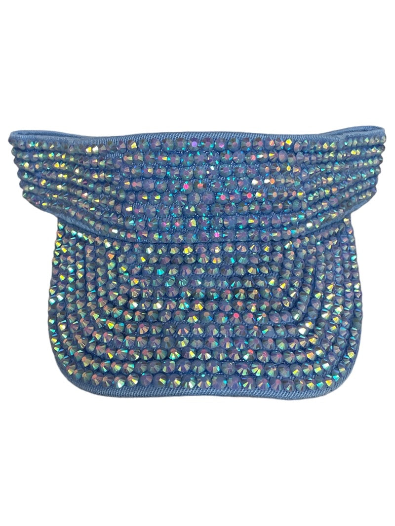 Shine Play & Sunlit Glam – Rhinestone Visor Hat- Multiple Colors