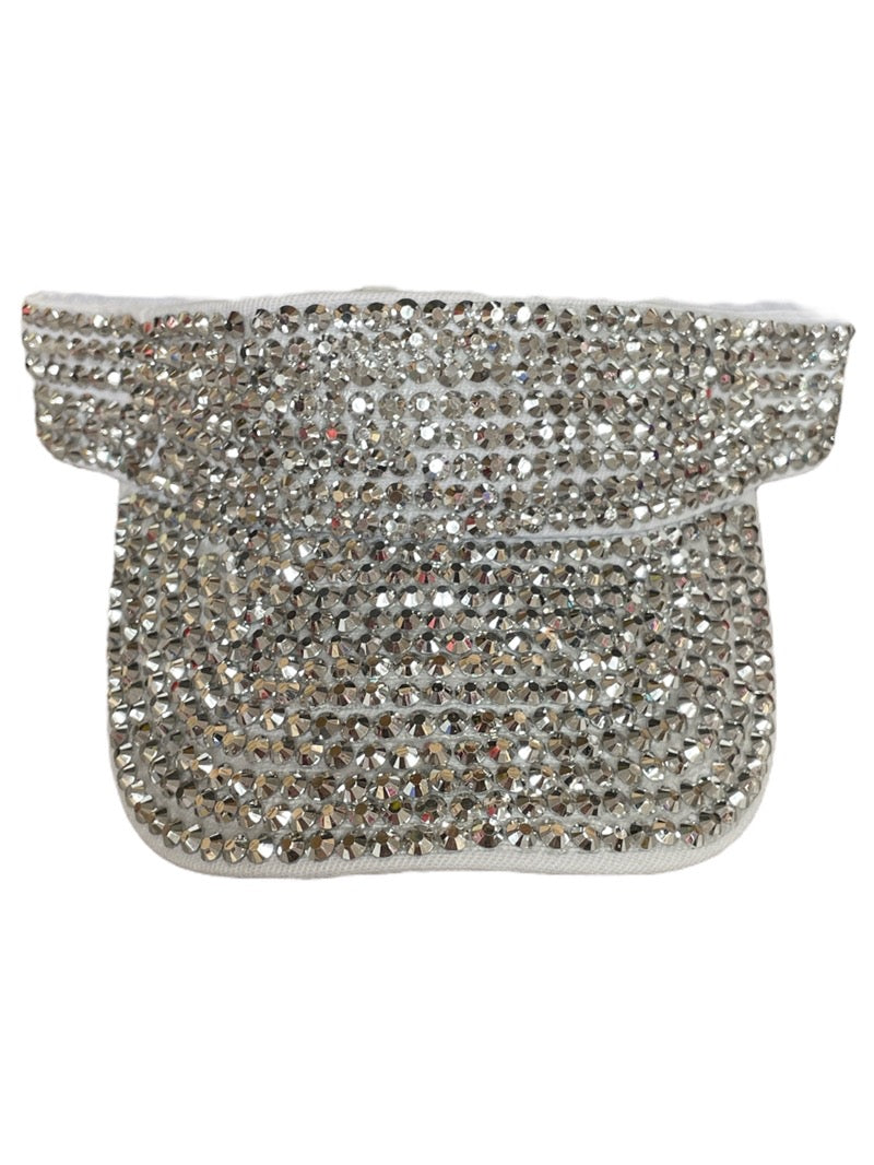 Shine Play & Sunlit Glam – Rhinestone Visor Hat- Multiple Colors