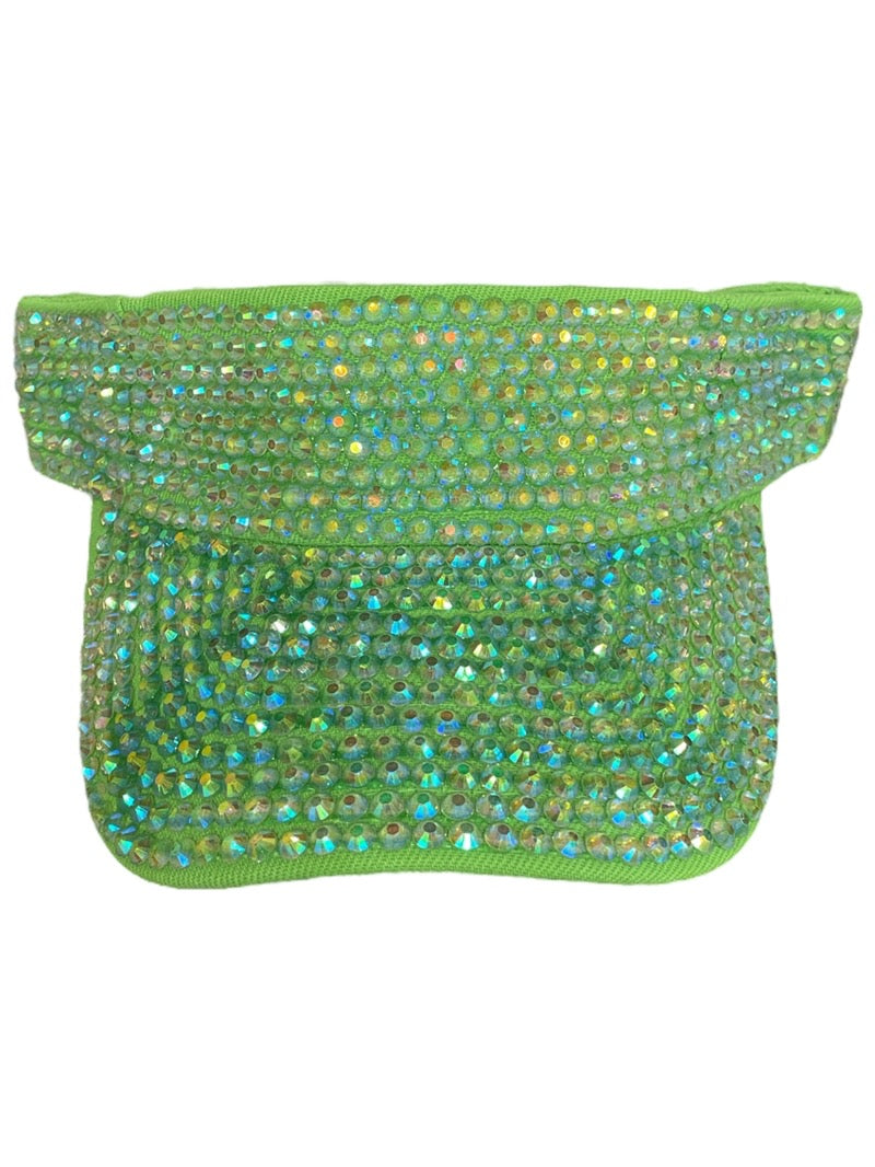 Shine Play & Sunlit Glam – Rhinestone Visor Hat- Multiple Colors