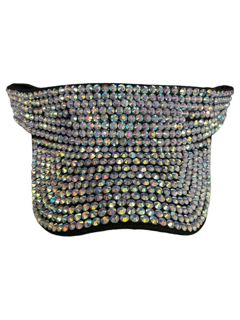 Shine Play & Sunlit Glam – Rhinestone Visor Hat- Multiple Colors