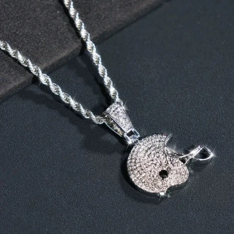 First Down Flash - Silver Necklace