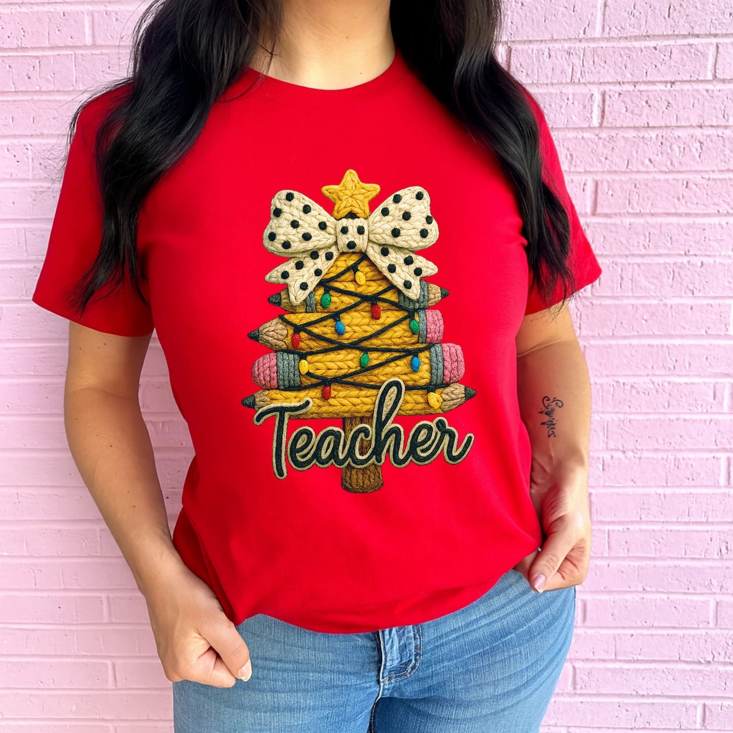 Teacher Christmas Graphic Tee