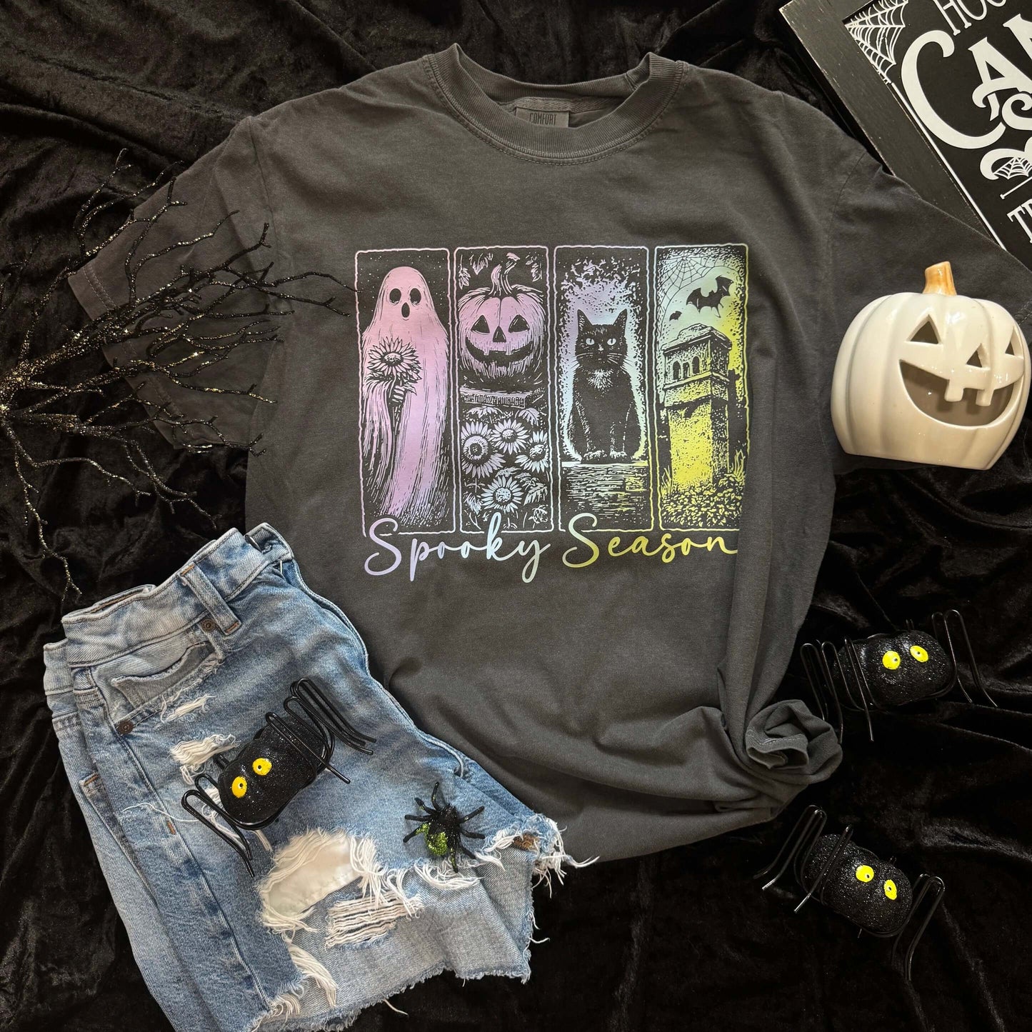 Spooky Season Soft Graphic Tee - Alie's Boutique