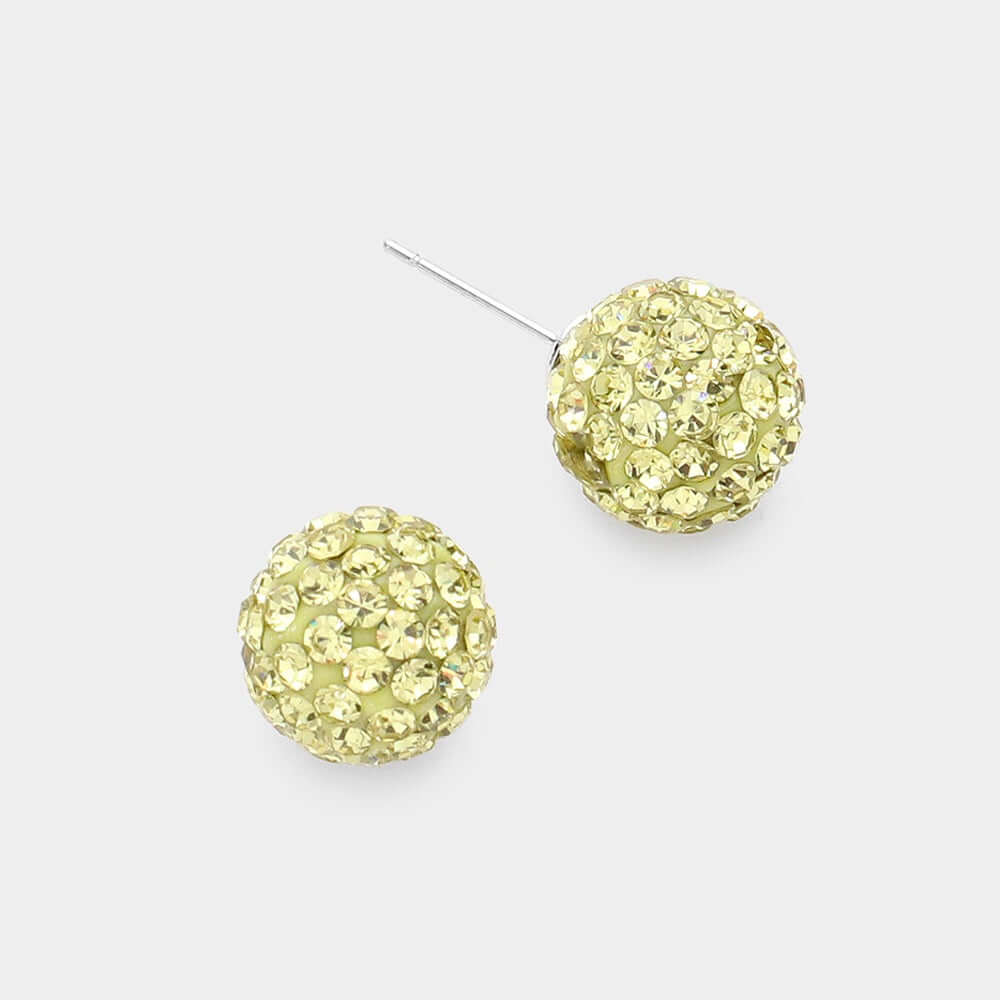 Sugar Rush - Yellow Stud Earrings - Shop Alies Bouutique
