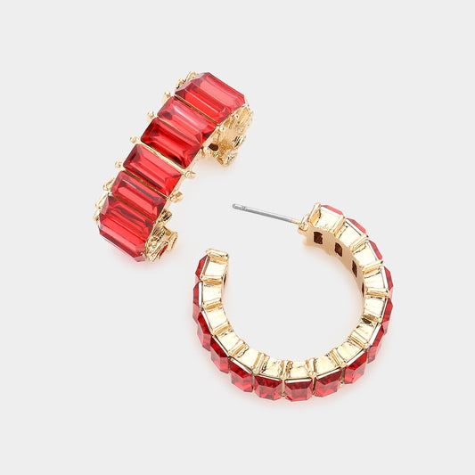 Ember Glow - Red Earrings