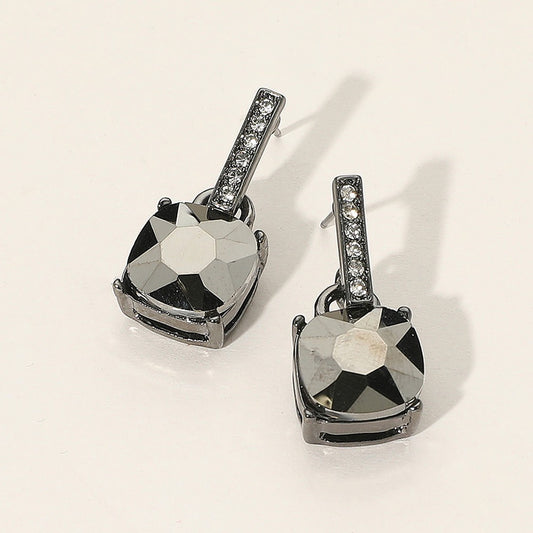 Under the Lights - Hematite Earrings