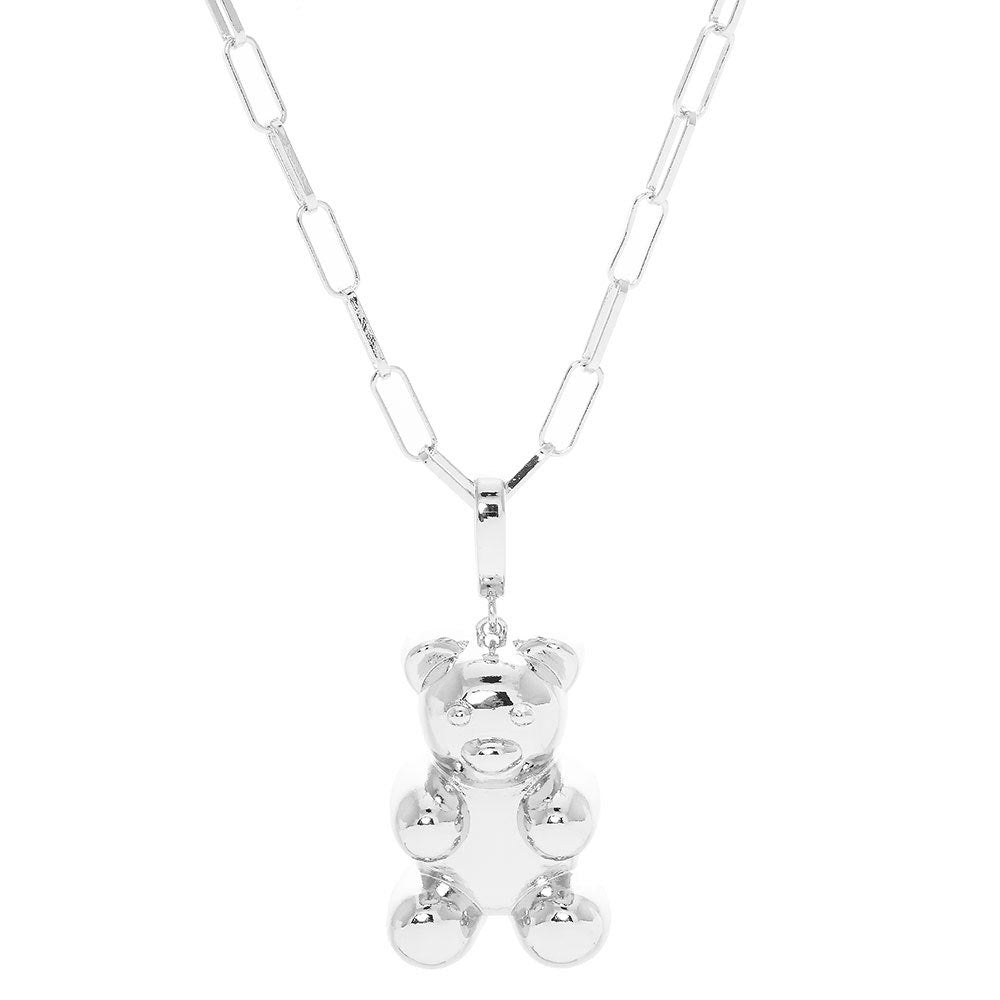 Sweet On You - White Gold Dipped Necklace