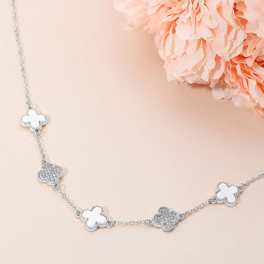 Cross My Mind - Silver Dipped Necklace