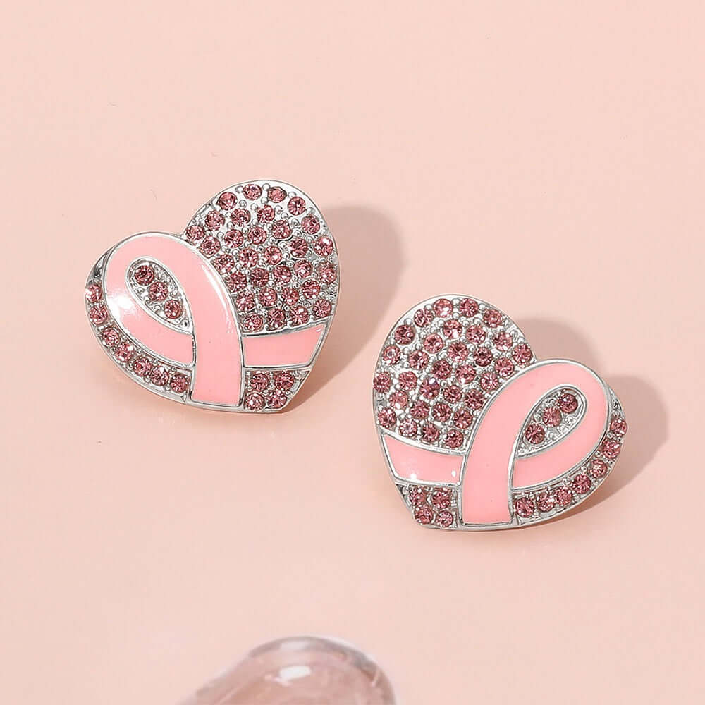 Brave Hearts - Pink Earrings - Alie's Boutique