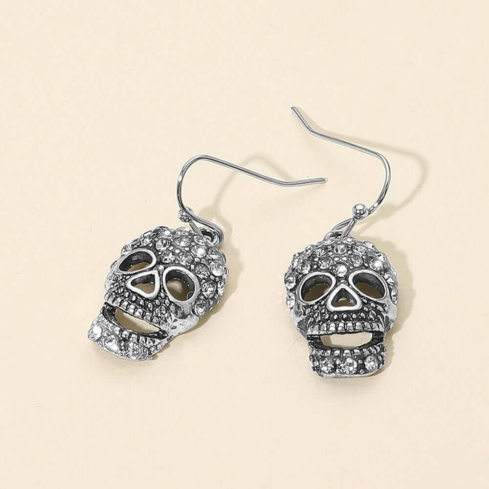 Deadly Chic - Silver Earrings - Alie's Boutique