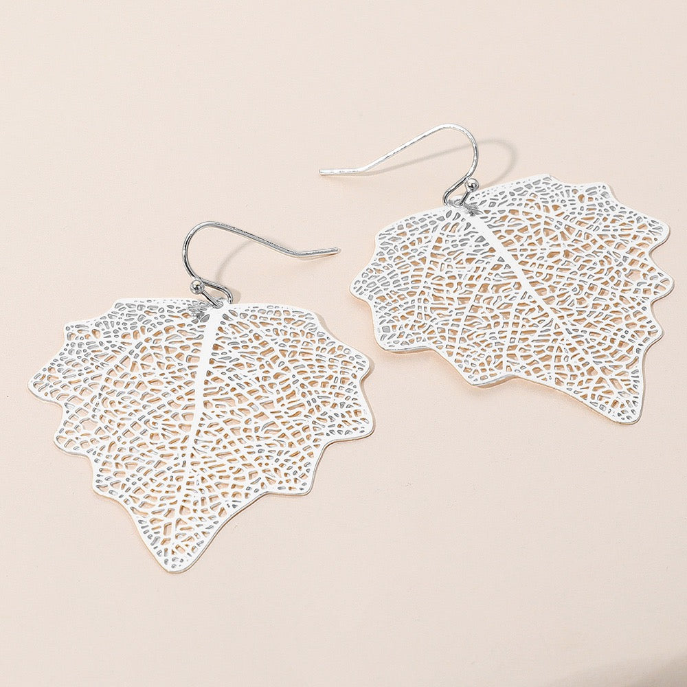 Lani's Autumn Serenade - Silver Earrings