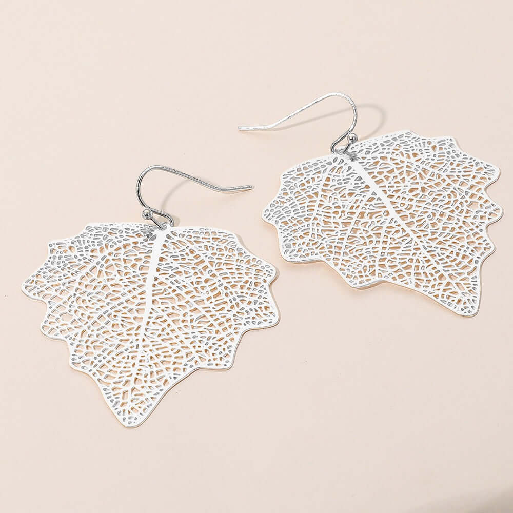 Lani's Autumn Serenade - Silver Earrings - Alie's Boutique