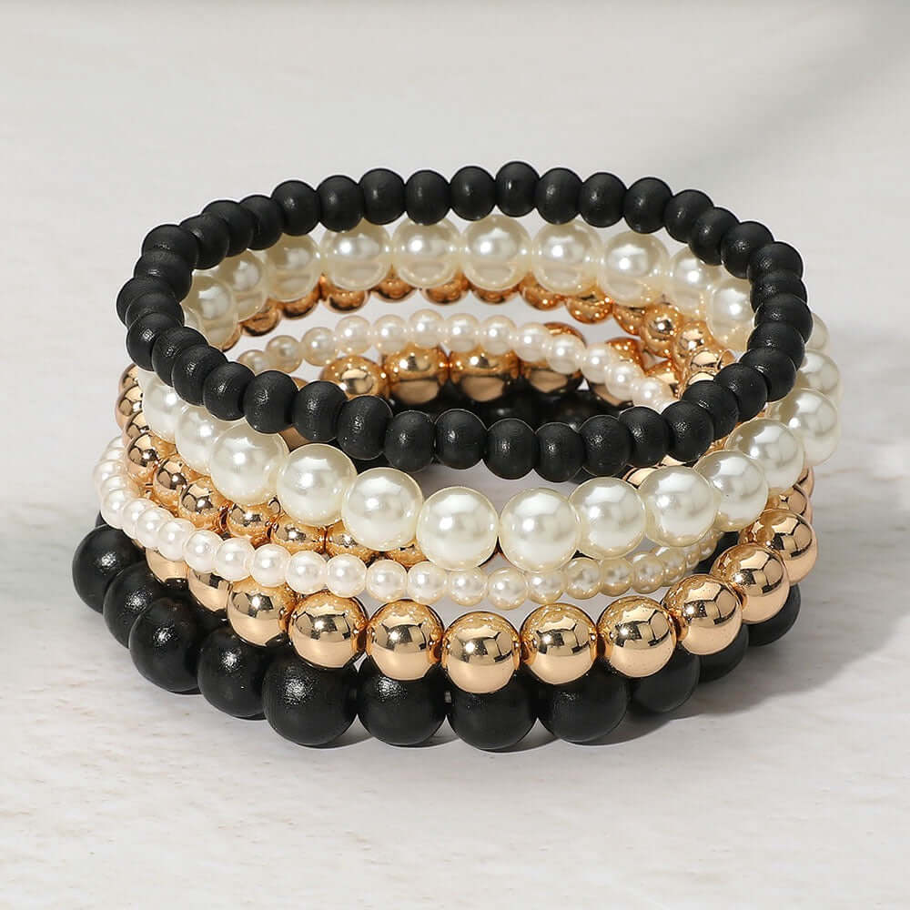 Spice & Glam – Multi 6 Piece Bracelet Set - Alie's Boutique