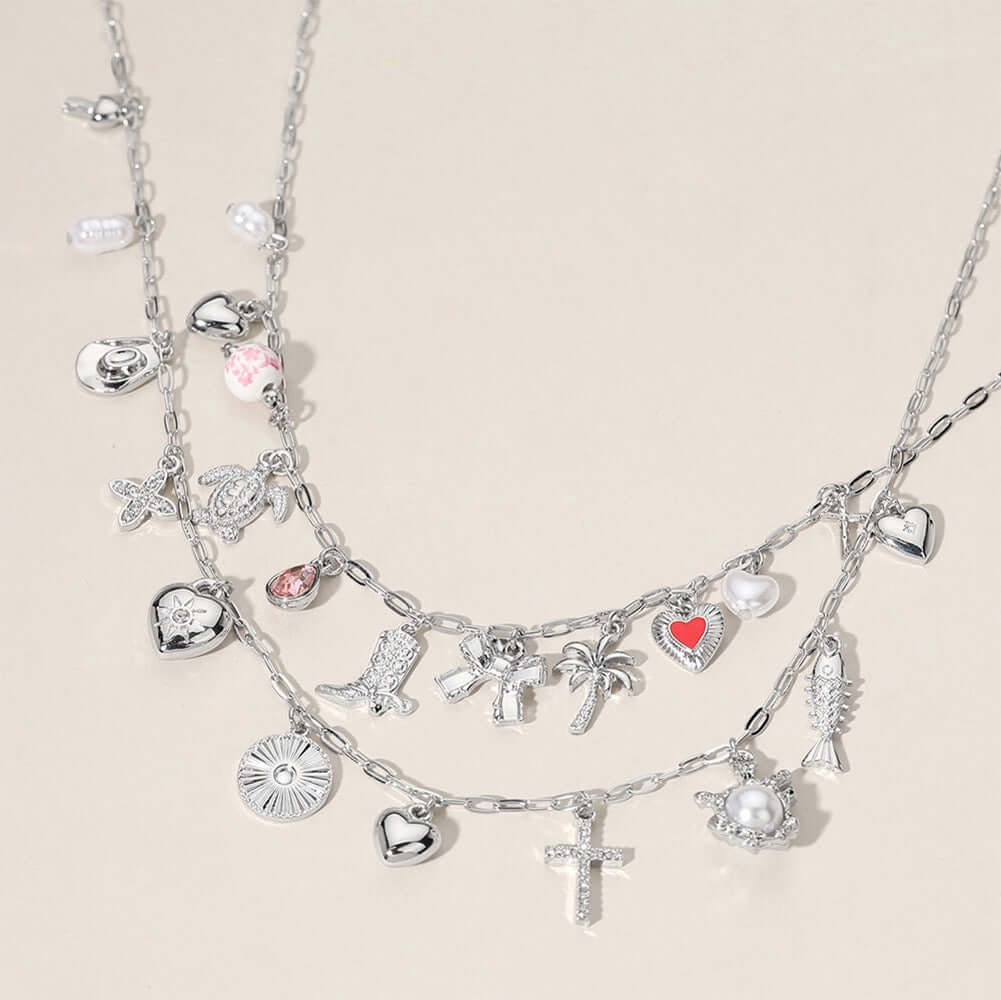 Echoed Dreams - Silver Necklace - Alie's Boutique