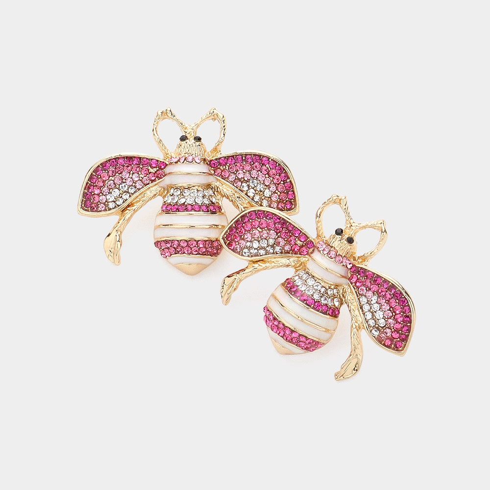 Buzz Worthy - Pink Earrings