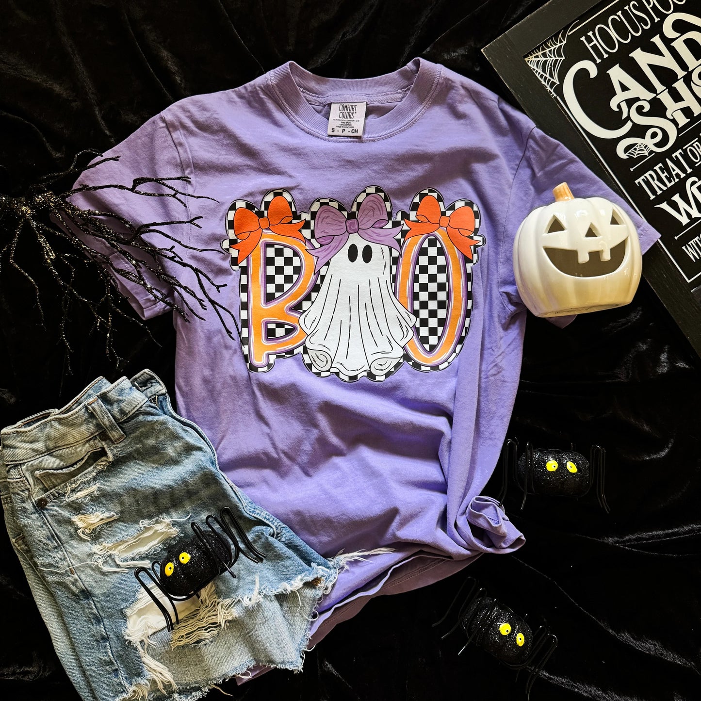 PREORDER -Boo Checker Ghost Soft Graphic Tee