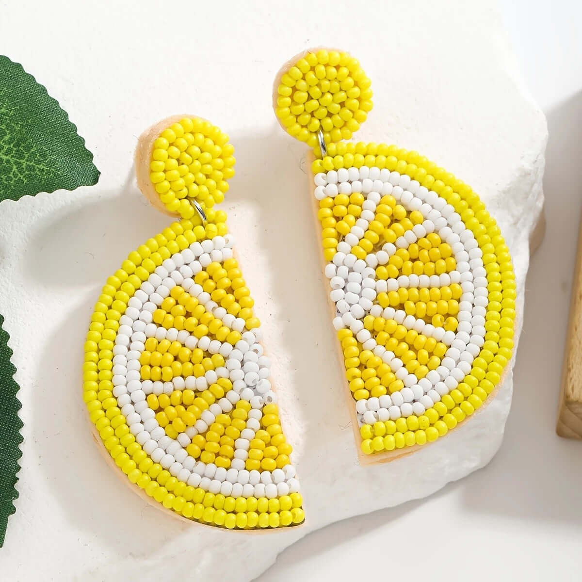 Zesty Vibes - Yellow Earrings - Alies Bling Bar