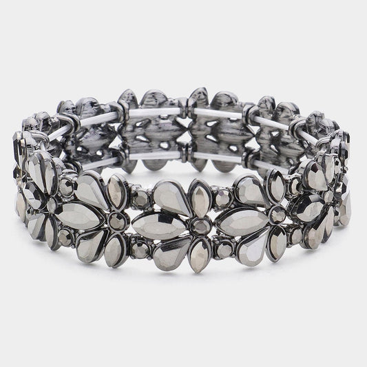 Silver Lining - Hematite Bracelet