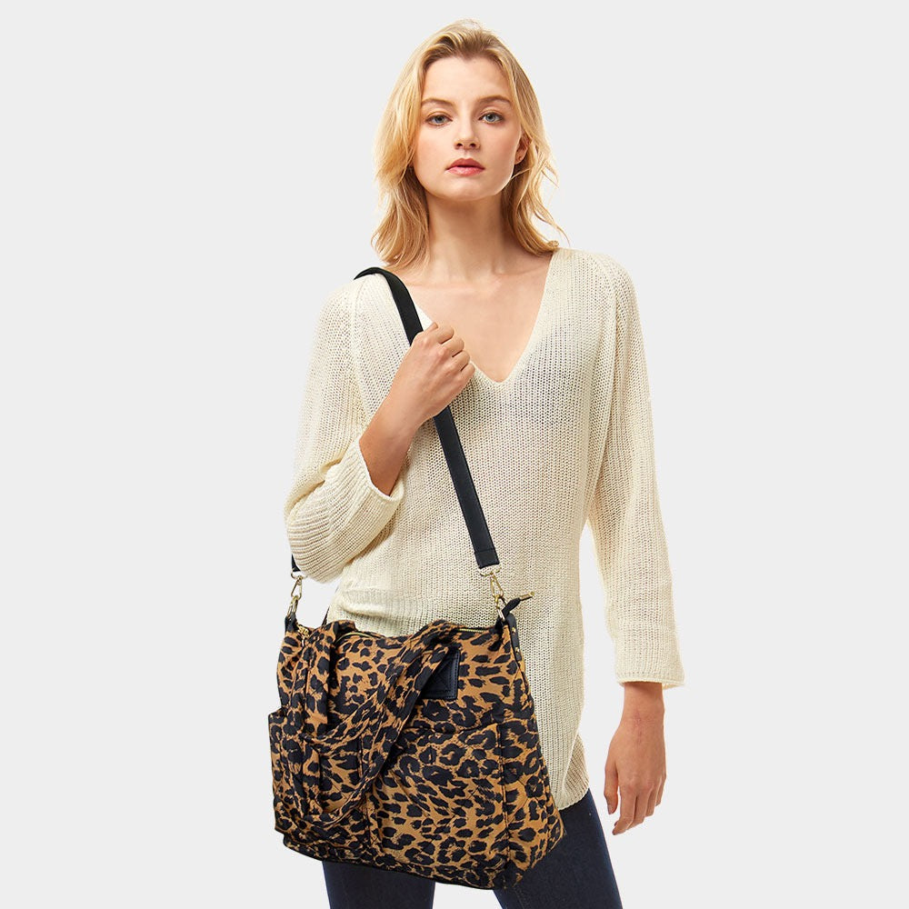Catch Me If You Can - Leopard Tote
