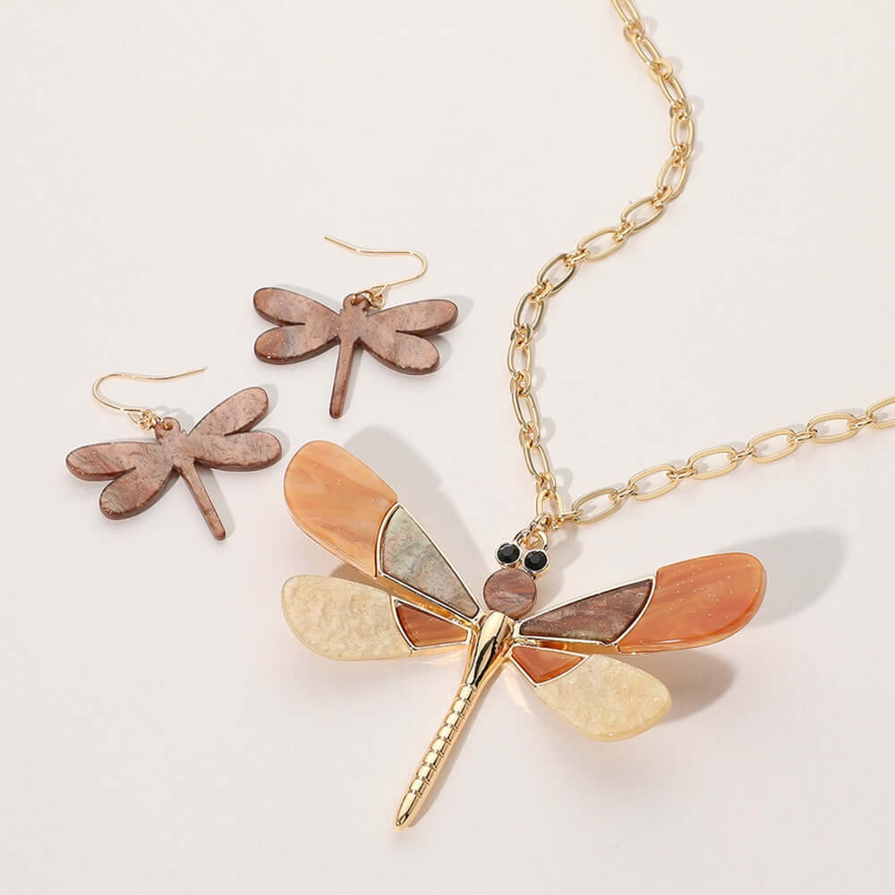 Whispering Currents - Brown Necklace - Alie's Boutique