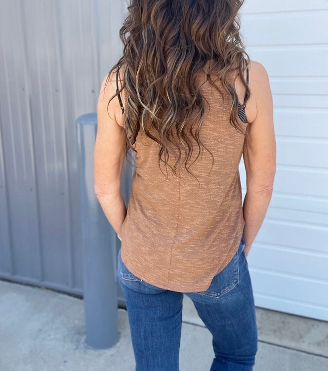 PREORDER: Burnout Breeze Lightweight Sweater Knit Tank Top in 6 Colors - Shop Alies Bouutique