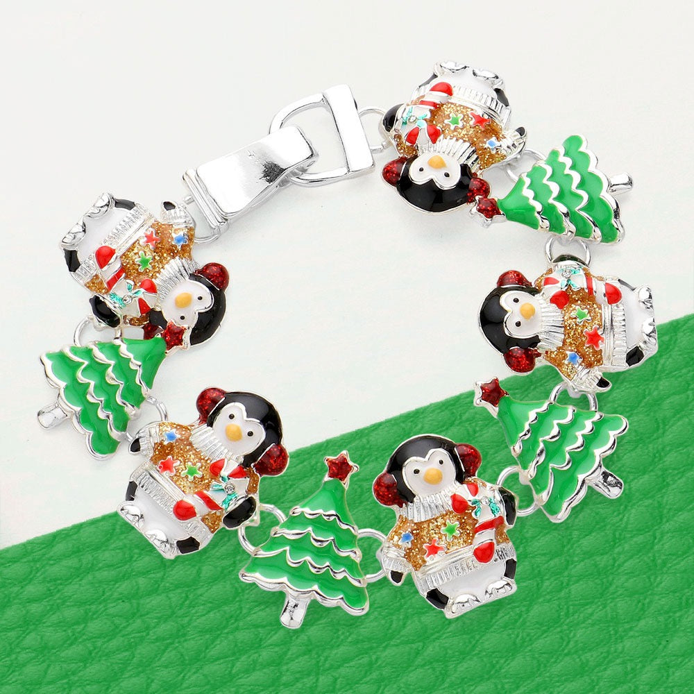 Frosted Joy - Multi Silver Bracelet