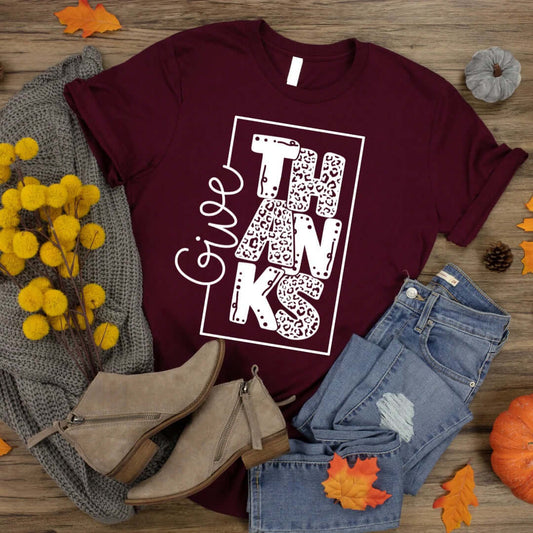 Give Thanks Graphic Tee