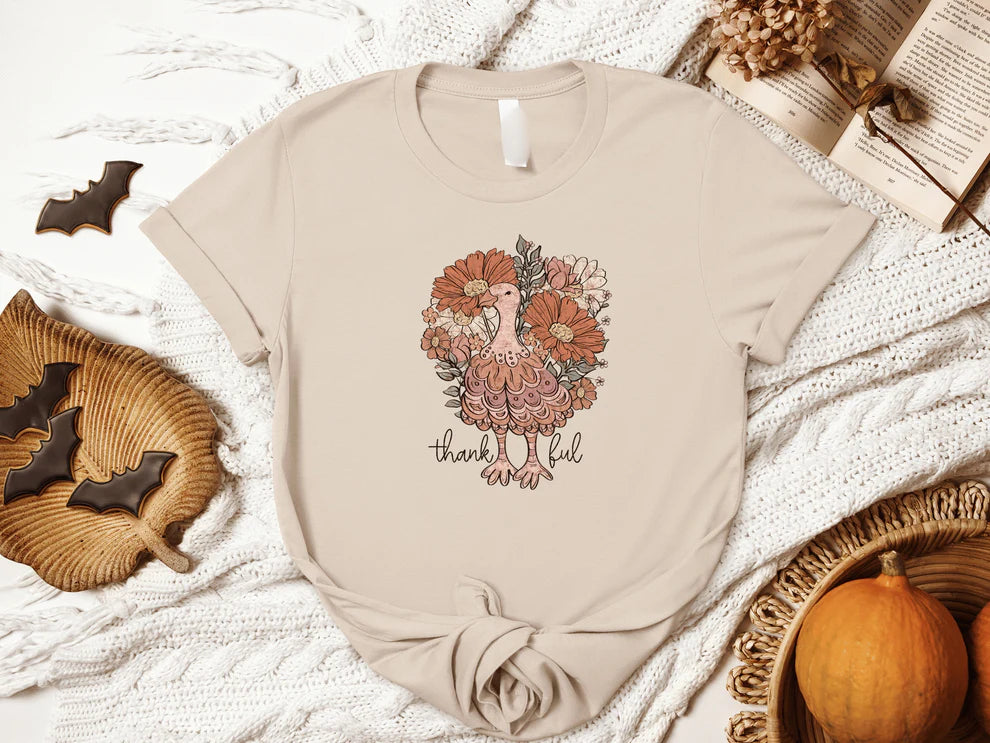 Gobble Gobble Turkey- Thanksgiving Graphic Tee S-5x