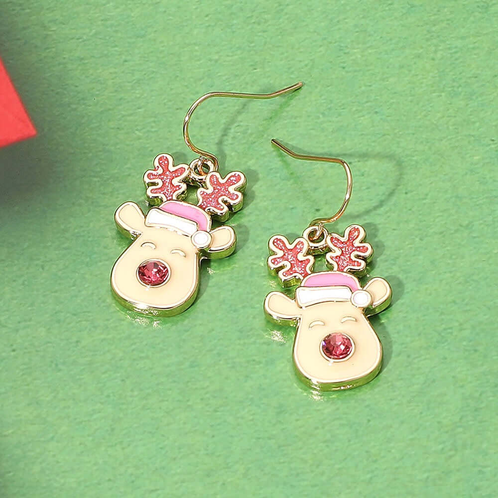 Jingle Joy - Pink Earrings