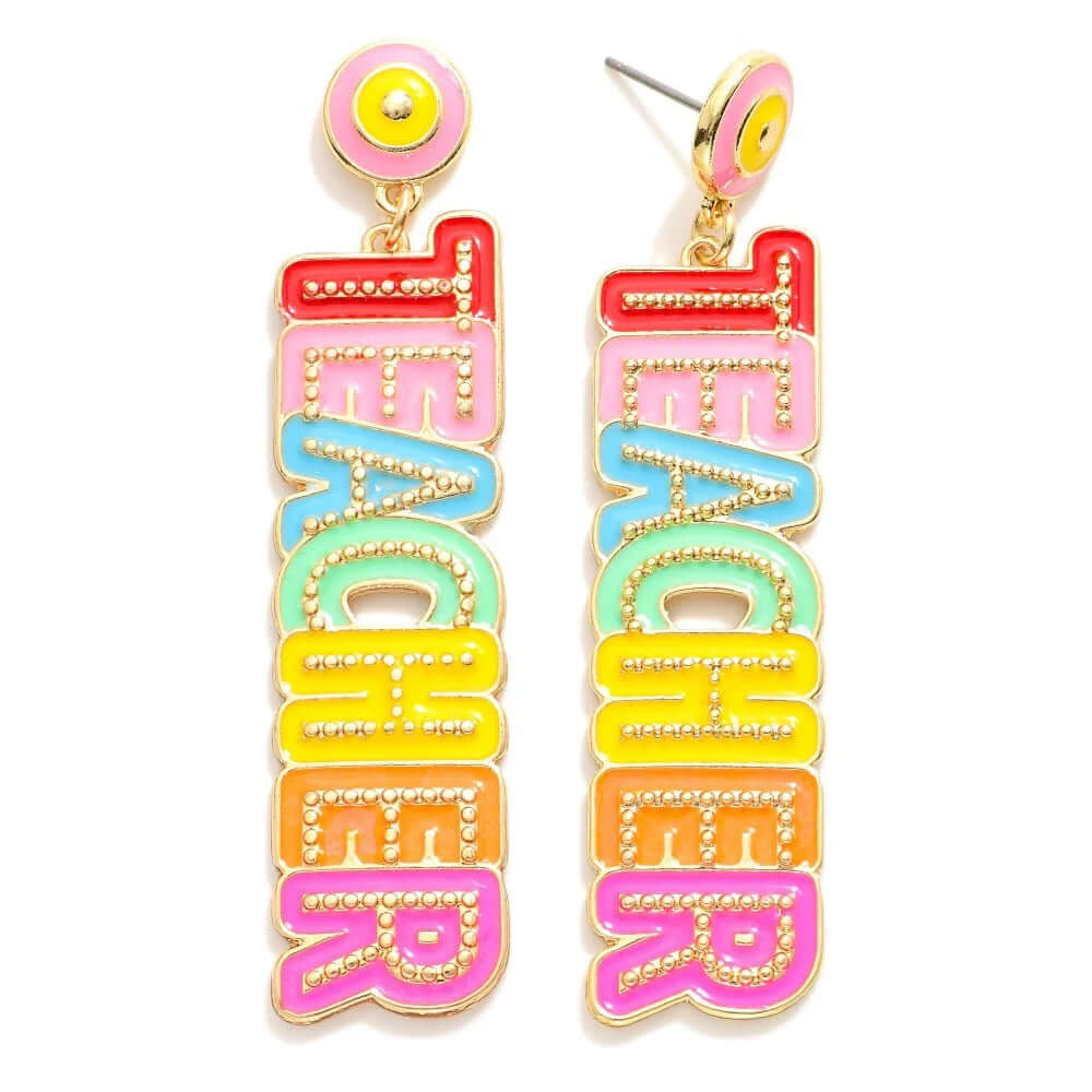 Teach & Shine - Multi Earrings - Alie's Boutique
