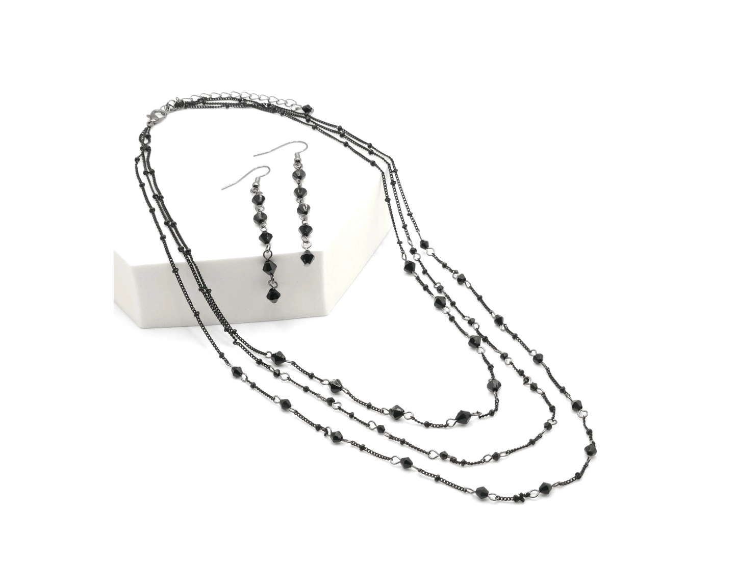 Midnight Muse - Black Necklace - Alie's Boutique