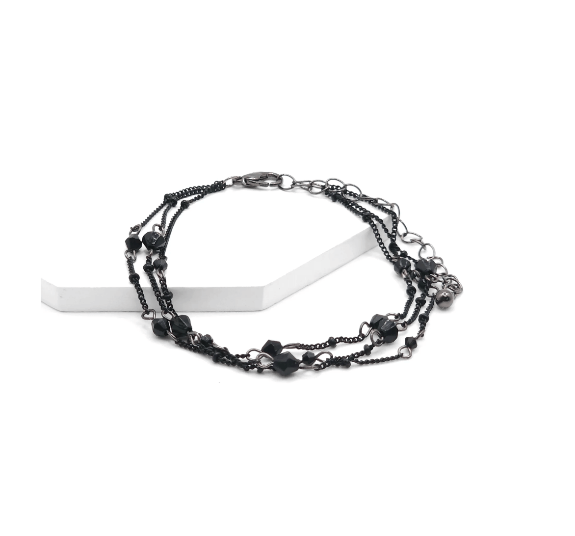Midnight Muse - Black Bracelet - Alie's Boutique