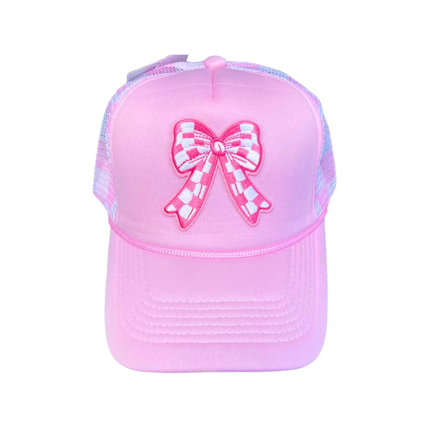 Cheer Check - Pink Trucker Hat