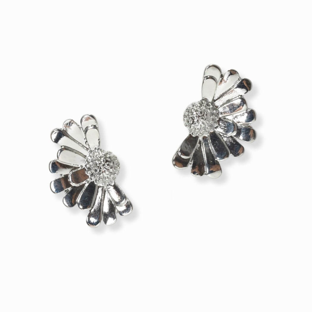 Blossom Flare - Silver Earrings-Shop Alies Boutique